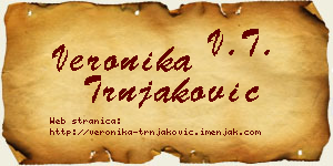 Veronika Trnjaković vizit kartica